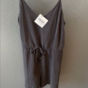 NWT small gray romper